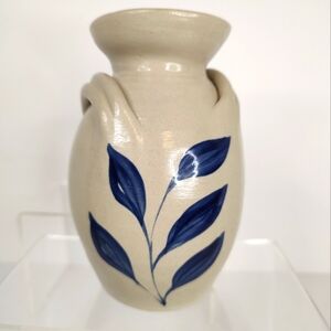 Williamsville Pottery Salt Glaze Vase Floral